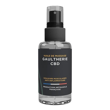 Huile de massage Gaultérie CBD - Cette Bonne Détente ! Le Chanvre par Excellence