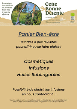 Panier Bien-être - Cette Bonne Détente ! Le Chanvre par Excellence