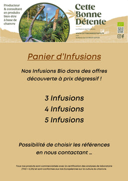 Panier d'Infusions - Cette Bonne Détente ! Le Chanvre par Excellence